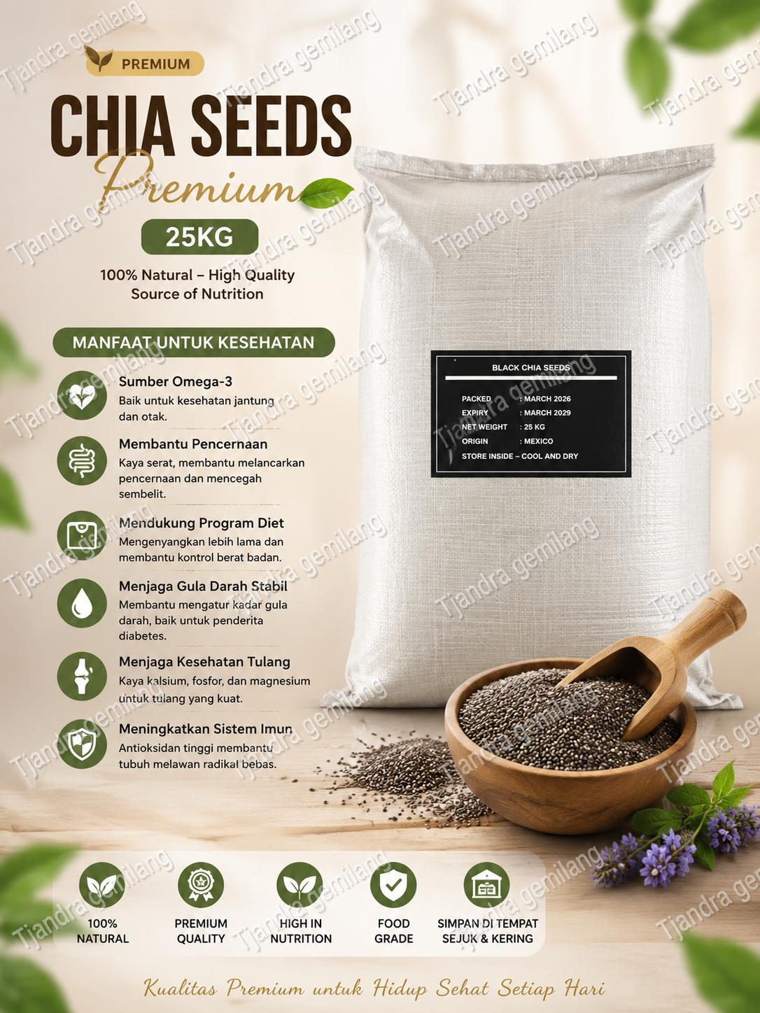 CHIA SEED @25KG