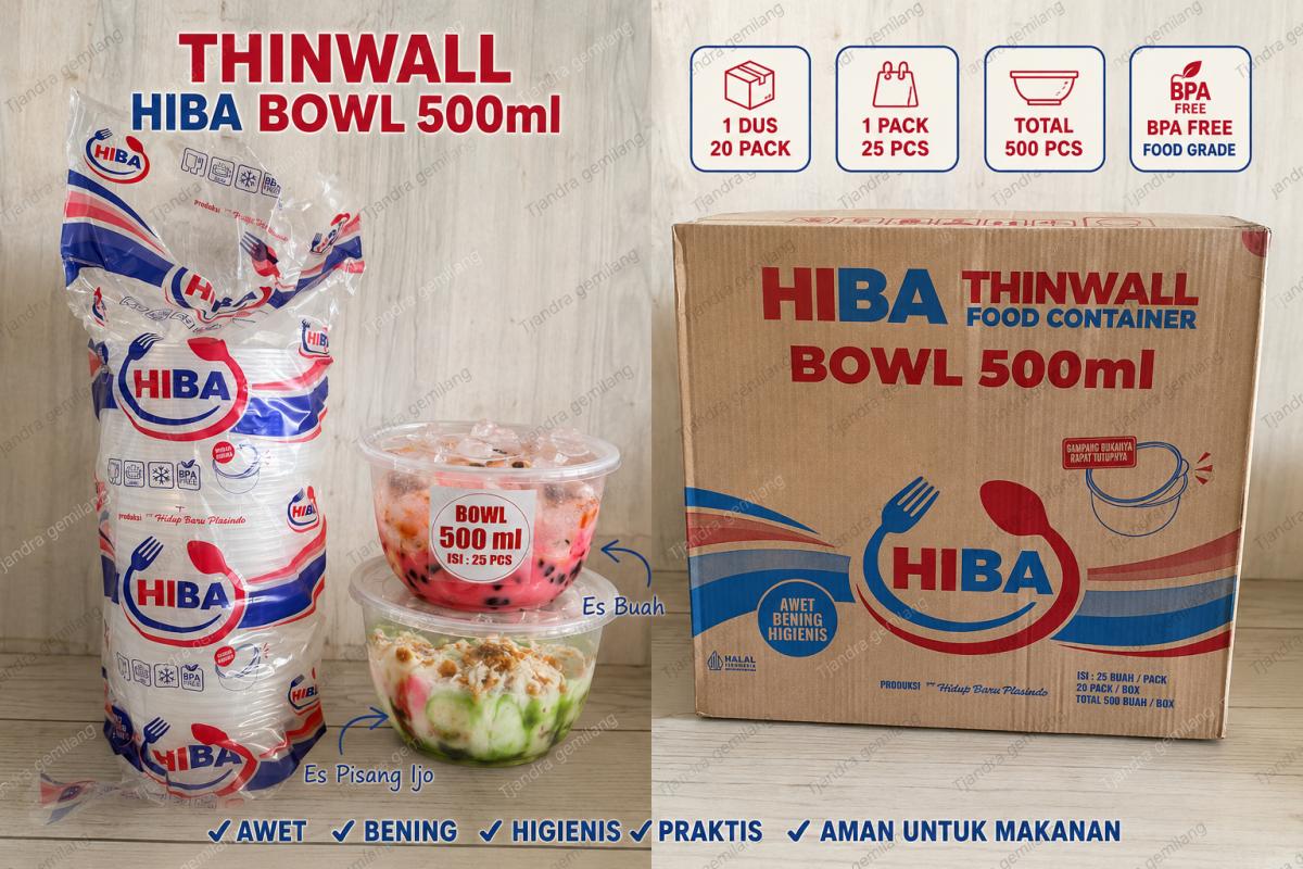 Tw Hiba bowl 500ml @20 pack