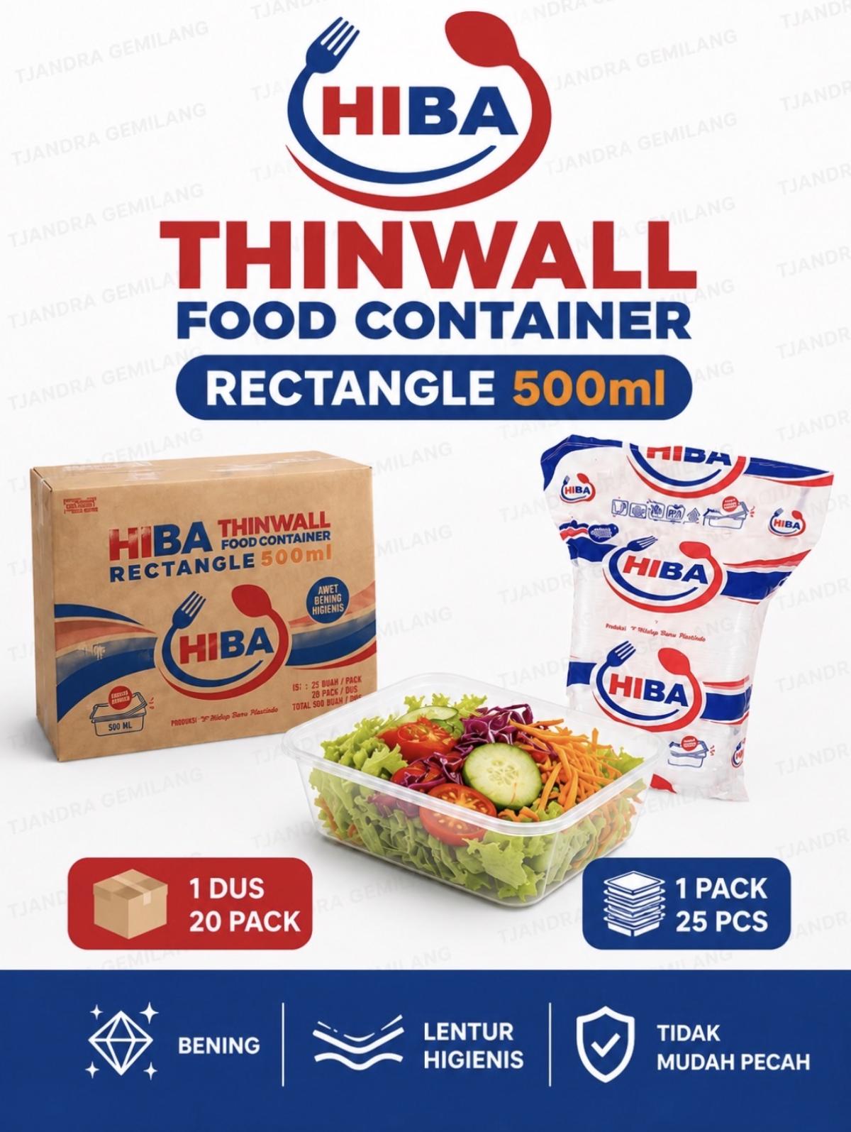 Tw Hiba Rect 500ml @20 pak