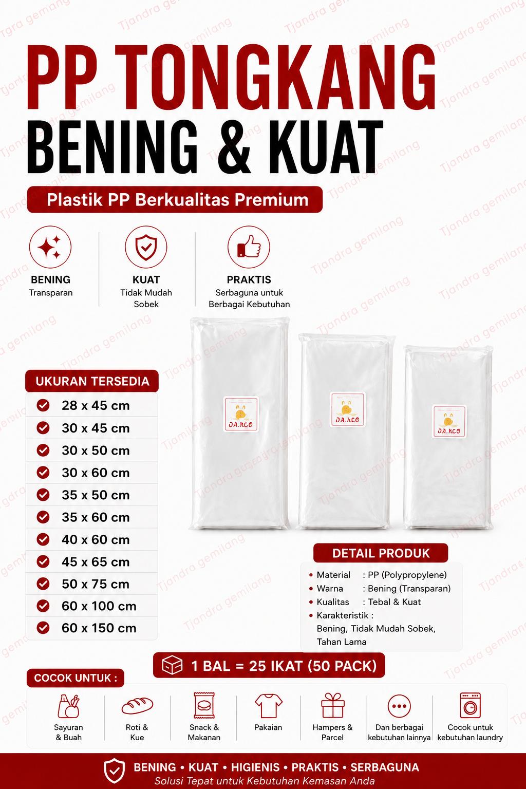 PP TONGKANG 30X60 @50 pack