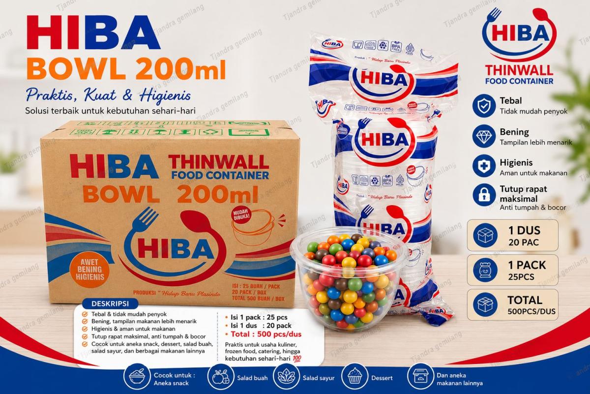 Tw Hiba bowl 200ml @20 pak