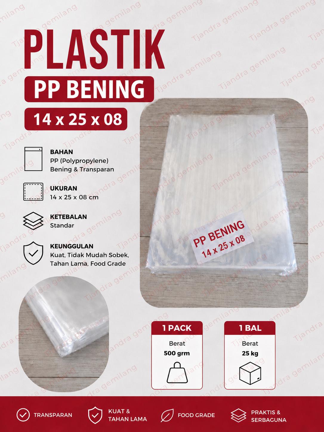 PP BENING 14X25X08 @25KG