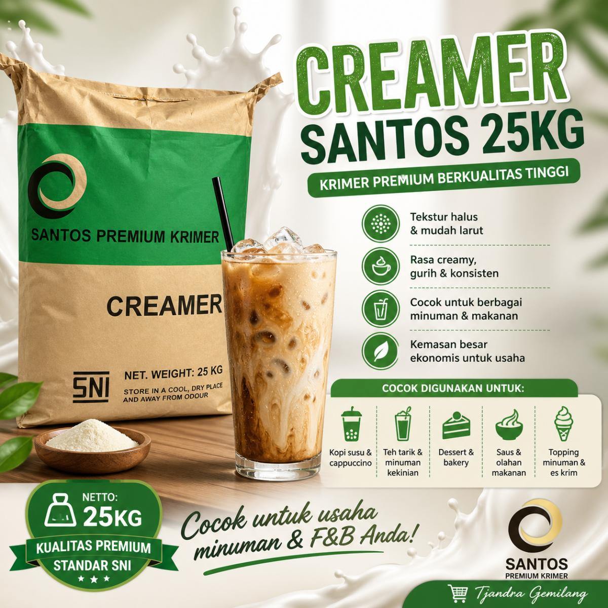 CREAMER SANTOS ECP 83 @25KG