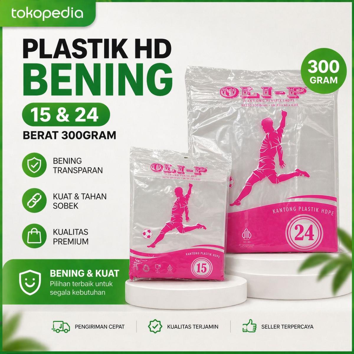 HD OLE2 15 PUTIH 300GR (PJG)@80PAK SBL PINK