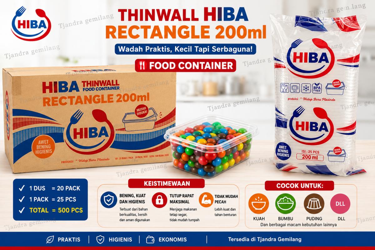 TW HIBA RECT 200ML @20PAK